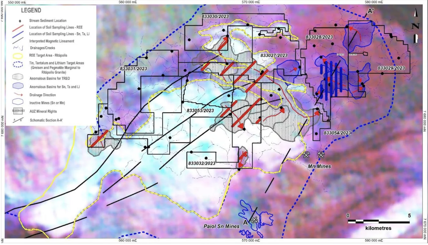 Resende target areas map